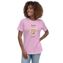 Victorian Flower Language Rose Love Women's Relaxed T-Shirt gift for someone you love