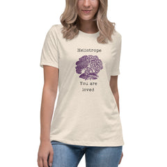 Victorian Language Heliotrope You are Loved Unisex t-shirt