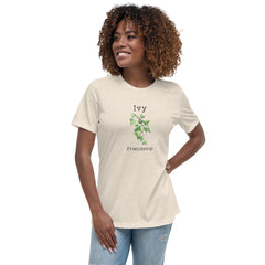 Victorian Flower Language Ivy Friendship Women's Relaxed T-Shirt gift for friend BFF