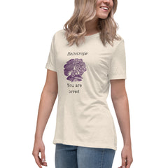 Victorian Language Heliotrope You are Loved Unisex t-shirt