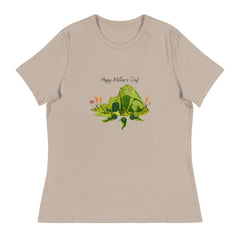 Hoppy Mother's Day Frog and Tadpole Women's Relaxed T-Shirt Happy Mother's Day gift for Mothers Day