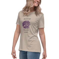 Victorian Language Heliotrope You are Loved Unisex t-shirt