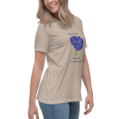Victorian Flower Language Pea Flower Meet me by Moonlight Women's Relaxed T-Shirt