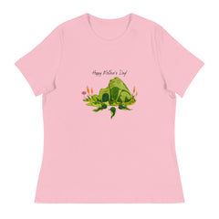 Hoppy Mother's Day Frog and Tadpole Women's Relaxed T-Shirt Happy Mother's Day gift for Mothers Day