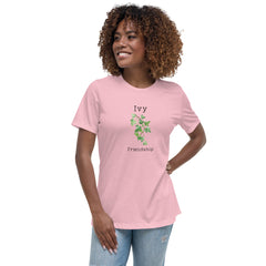 Victorian Flower Language Ivy Friendship Women's Relaxed T-Shirt gift for friend BFF