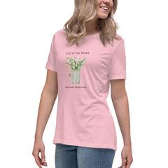 Victorian Flower Language Lily of the Valley Renewed Happiness Women's Relaxed T-Shirt