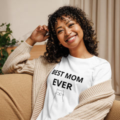 Best Mom Ever Cat Mom Women's Relaxed T-Shirt