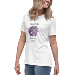 Victorian Language Heliotrope You are Loved Unisex t-shirt