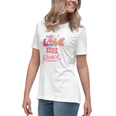 Easter Gnome Love and Peace Unisex t-shirt gift for someone who loves gnomes