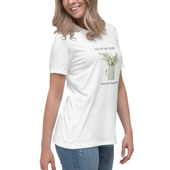 Victorian Flower Language Lily of the Valley Renewed Happiness Women's Relaxed T-Shirt