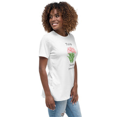 Victorian Flower Language Tulip Declare your Love Women's Relaxed T-Shirt gift for someone you love