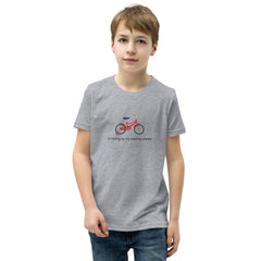 Greasing up My Training Wheels Fun Youth Short Sleeve T-Shirt