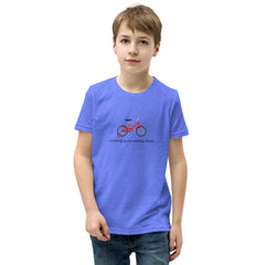 Greasing up My Training Wheels Fun Youth Short Sleeve T-Shirt