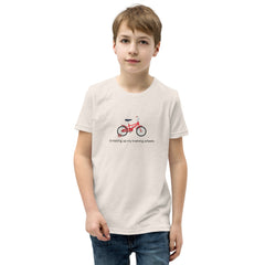 Greasing up My Training Wheels Fun Youth Short Sleeve T-Shirt