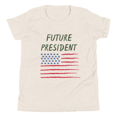 Patriotic Clothing Future President USA Flag Youth Short Sleeve T-Shirt