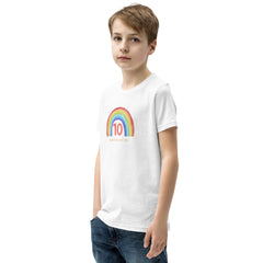 10 Because 9 was so last year rainbow Youth Short Sleeve T-Shirt