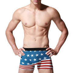 Patriotic American Flag Men's Underwear Boxer Briefs