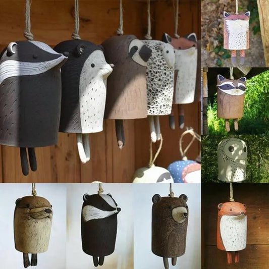 Vintage Style Animal Bell Wind Chimes