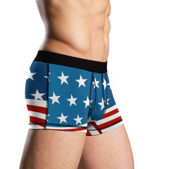 Patriotic American Flag Milk Silk Men's Underwear