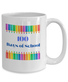 100 Days of School Coffee Mug gift for Teacher gift for Student