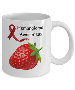 Hemangioma Awareness Strawberry Birthmark Ceramic Mug