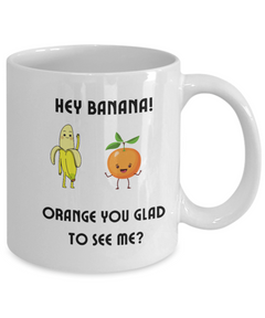 Funny Banana Orange mug, Funny Banana Orange coffee cup