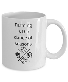 Farm Dance Season Mug Farmer Cup Homestead Farm Life