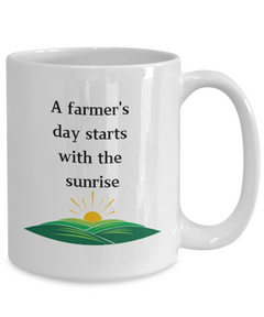 Farmers Day Sunrise Mug Homestead Farm Life Mug