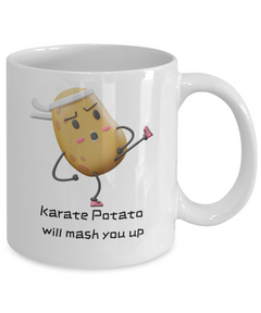 Karate Potato Funny Coffee Mug gift for someone who loves Karate Dojo gift for Sensei