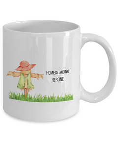 Homesteading Heroine mug, Homestead coffee cup