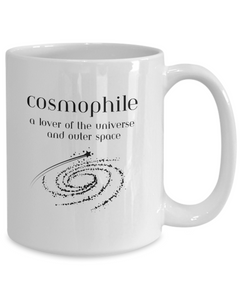 Cosmophile Outer Space Universe mug, Outer Space Universe coffee cup