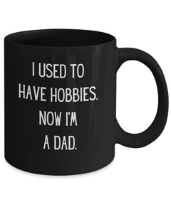 Funny Hobbies for Dad Ceramic Black Coffee Mug gift for Father's Day