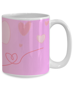 Love Heart Coffee Mug Coffee Cup Valentine's Day Mug