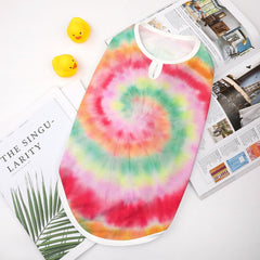 Tie Dye Patterned Dog Vest Mesh Pet Tank Tops