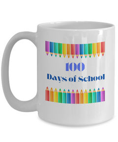 100 Days of School Coffee Mug gift for Teacher gift for Student