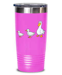 Funny Duck Duck Goose Travel Coffee Mug Cup