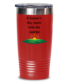 Farmers Day Sunrise Travel Mug Homestead Farm Life Mug