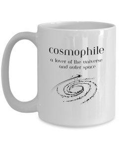 Cosmophile Outer Space Universe mug, Outer Space Universe coffee cup