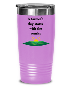 Farmers Day Sunrise Travel Mug Homestead Farm Life Mug