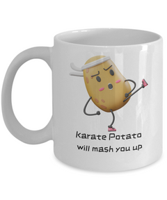 Karate Potato Funny Coffee Mug gift for someone who loves Karate Dojo gift for Sensei