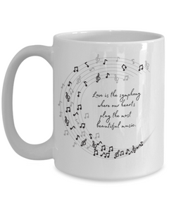 Funny Love Symphony Coffee Mug