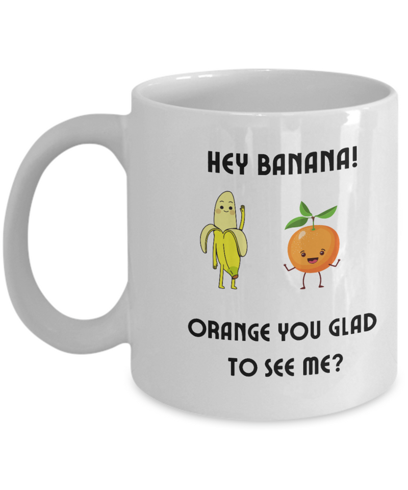 Funny Banana Orange mug, Funny Banana Orange coffee cup