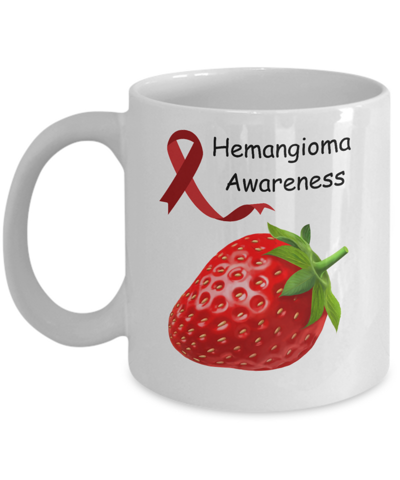 Hemangioma Awareness Strawberry Birthmark Ceramic Mug