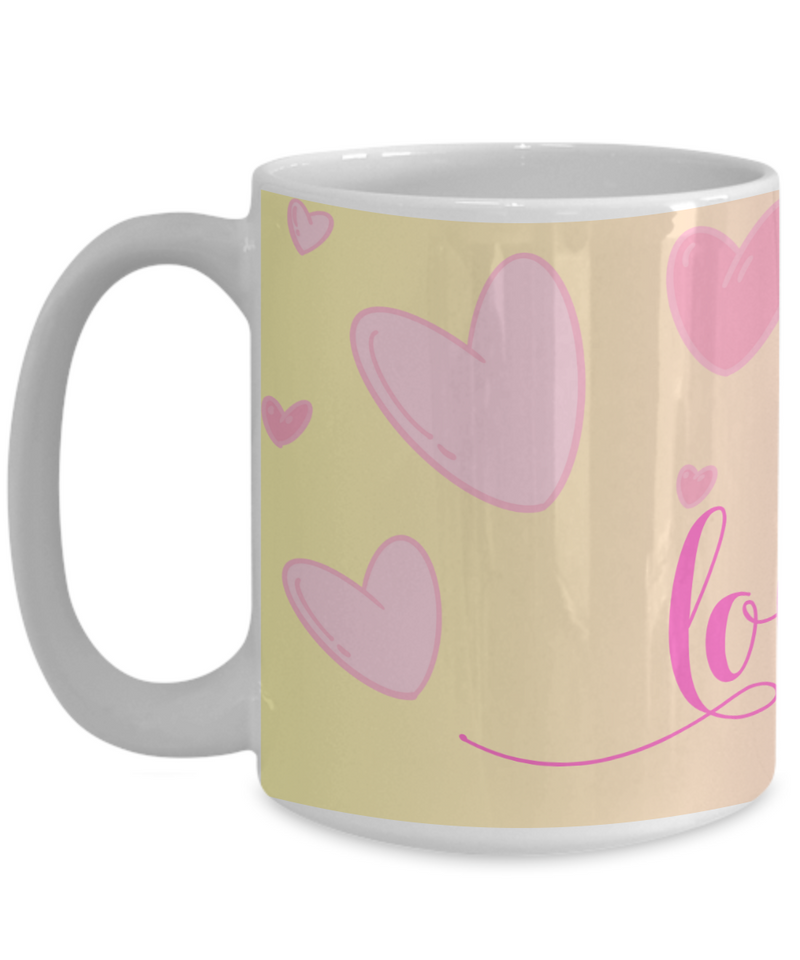 Love Heart Coffee Mug Coffee Cup Valentine's Day Mug