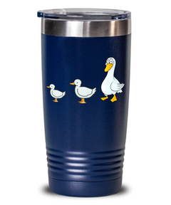 Funny Duck Duck Goose Travel Coffee Mug Cup