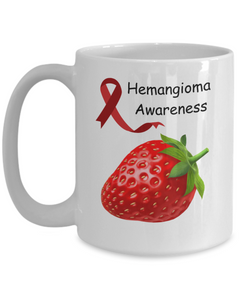 Hemangioma Awareness Strawberry Birthmark Ceramic Mug