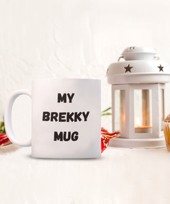 My Brekky Mug, My Brekky coffee cup