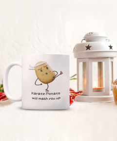 Karate Potato Funny Coffee Mug gift for someone who loves Karate Dojo gift for Sensei