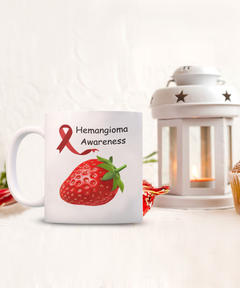 Hemangioma Awareness Strawberry Birthmark Ceramic Mug