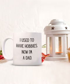 Funny Hobbies for Dad Ceramic White Coffee Mug gift for Father's Day